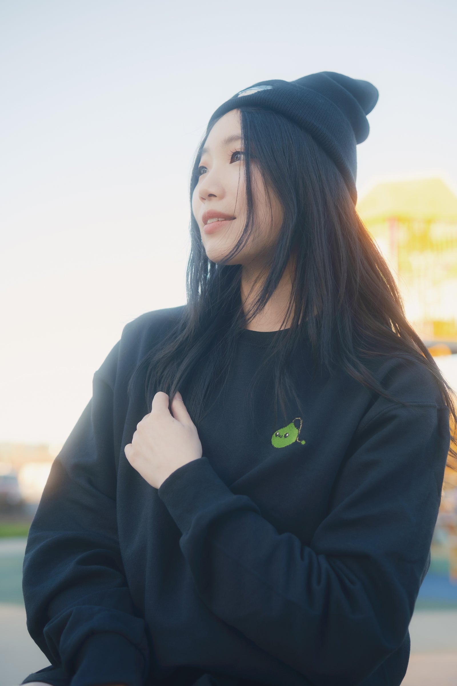 Maplestory Green Slime Crewneck Sweatshirt
