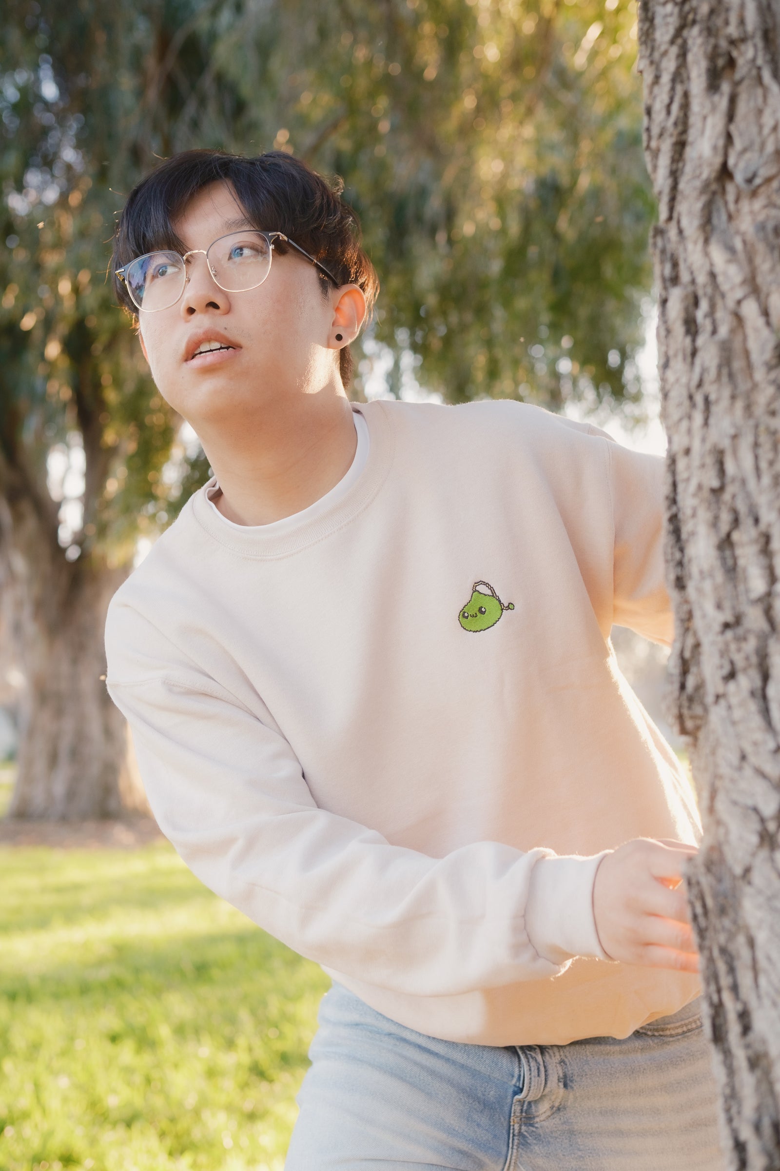 Maplestory Green Slime Crewneck Sweatshirt