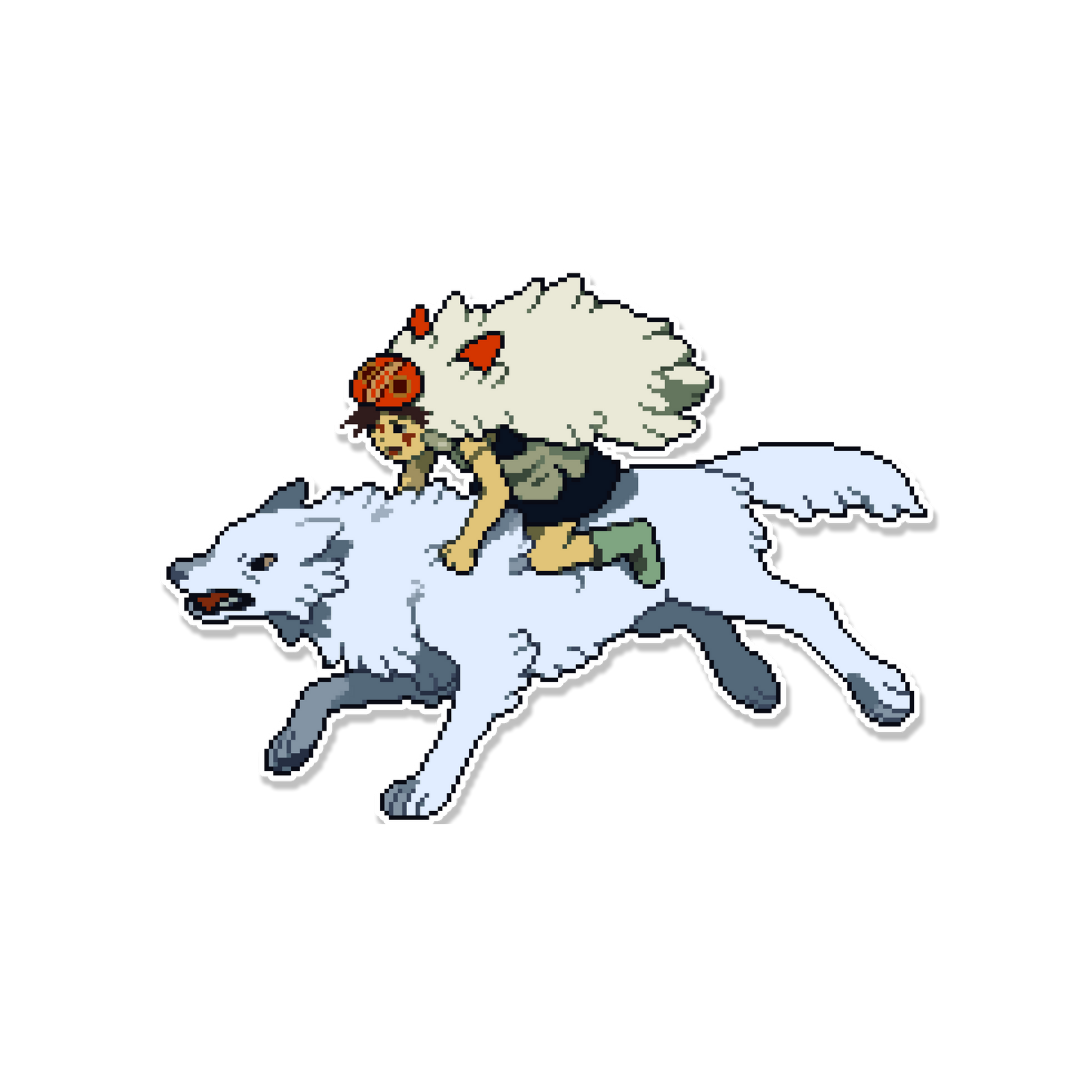 Princess Mononoke Sticker